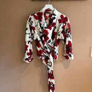 Jones New York Silk Kimono Blazer
